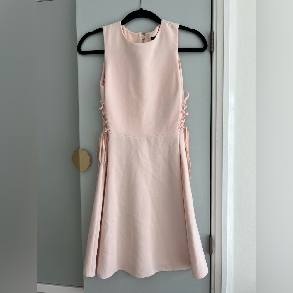 Topshop Light Pink Sleeveless Dress
